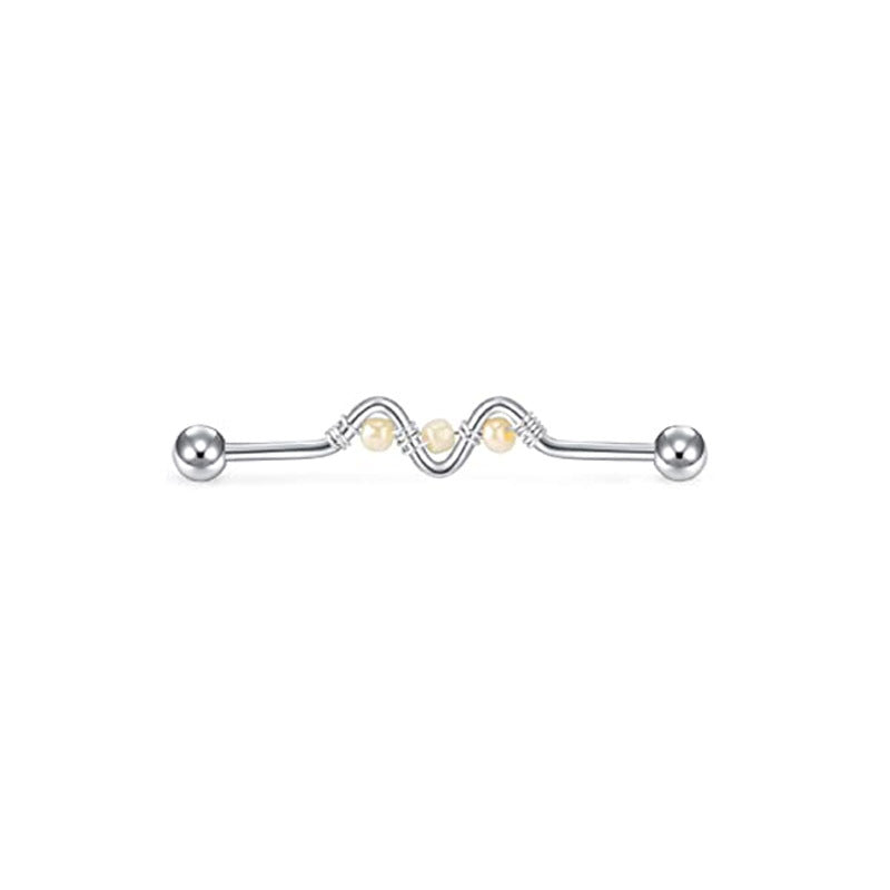 Human Body Piercing Moon Heart Wave Butterfly Ear Bone Earrings