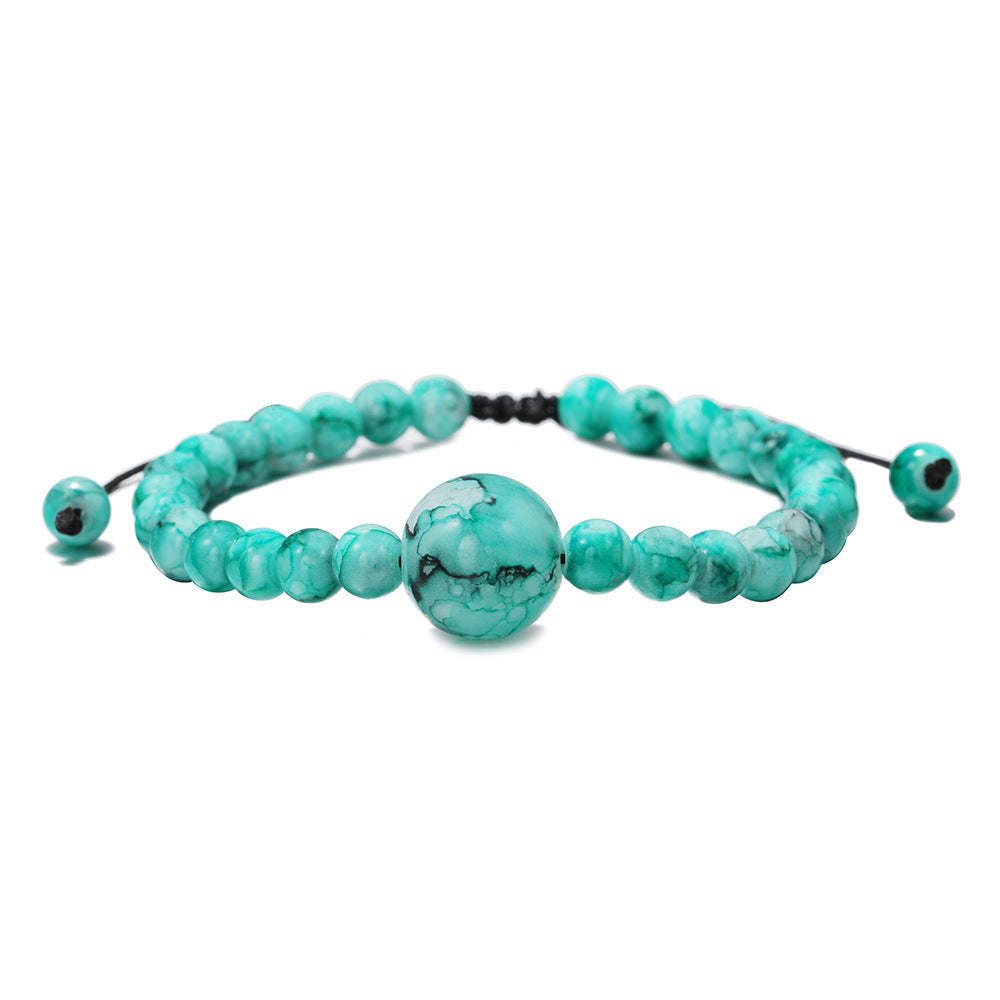 Women's String Beads Adjustable Ethnic Hand-woven Glass Bracelet