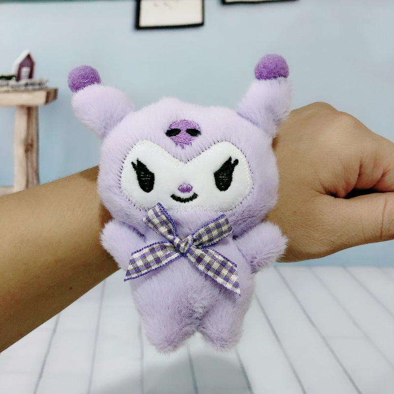 Children's Plush Cartoon Pop Cute Sun Flower Couple Female Dinosaur Slap Bracelet
