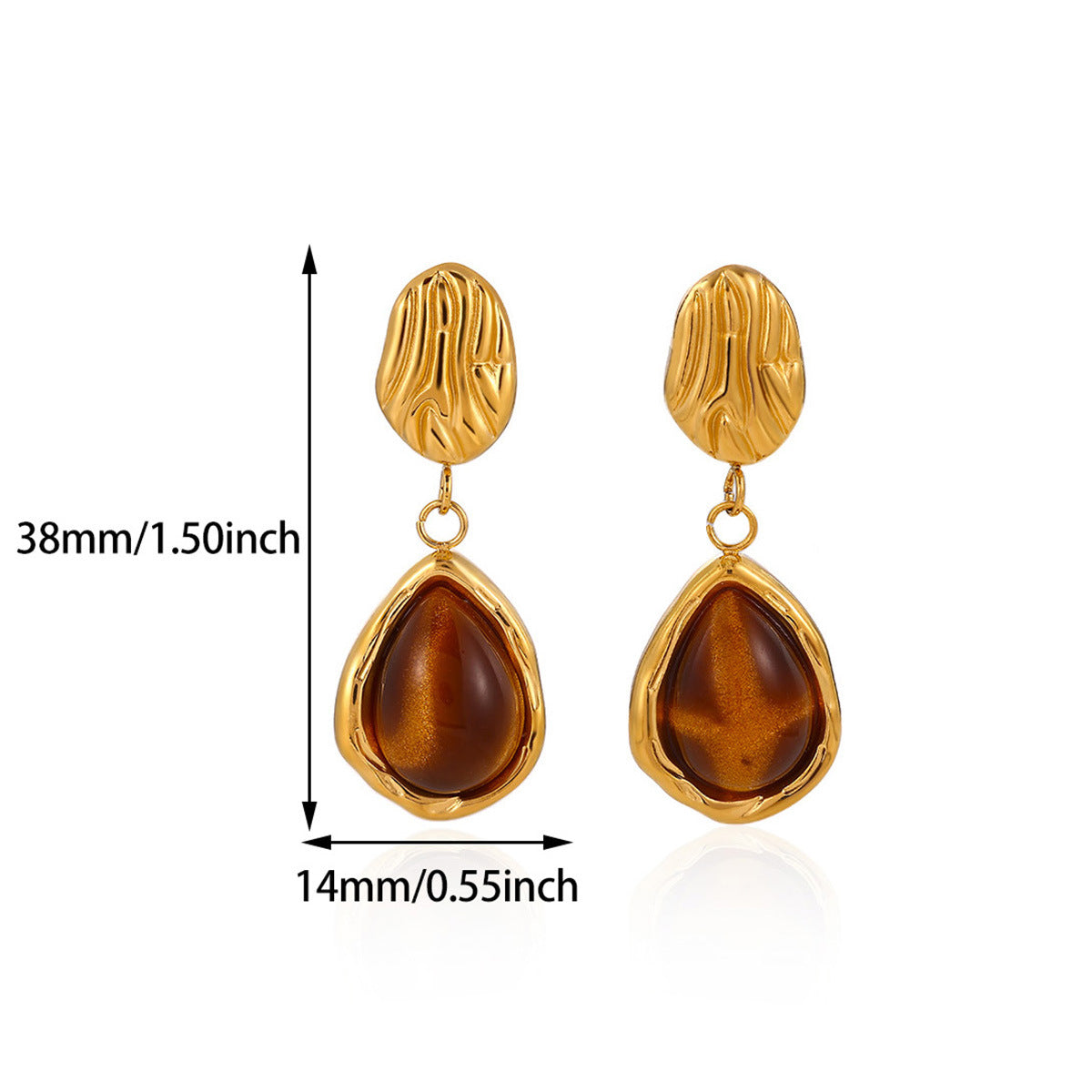 Women's Unique Geometric Retro Minority High-grade Simple Stud Earrings