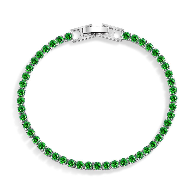 Interest Light Luxury Zircon Starry Full Diamond White Bracelet