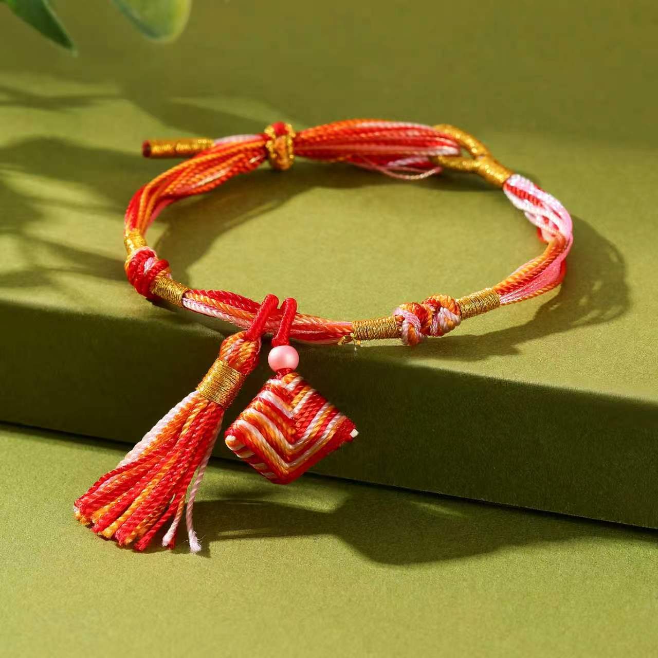 Children's Dragon Boat Festival Colorful Rope Carrying Strap Hand-woven Tiger Sachet Bracelets