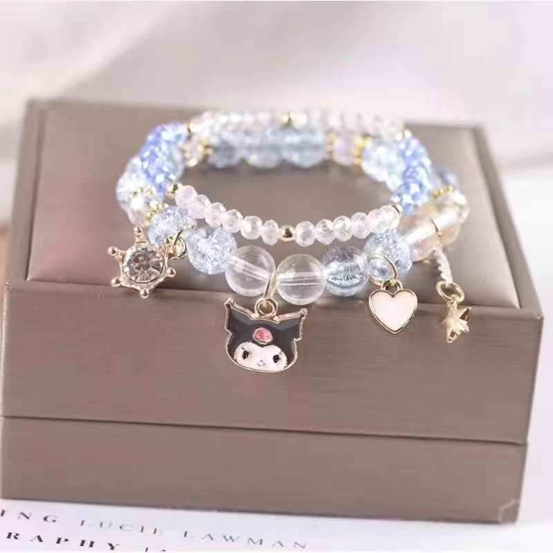 Jewelry Crystal String Beads Cartoon Couple Gift Night Bracelets