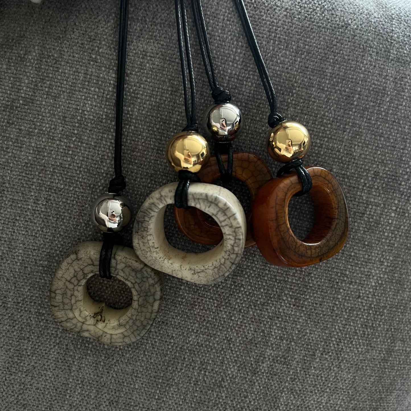 Natural Camel Bone Long Four Style Necklaces