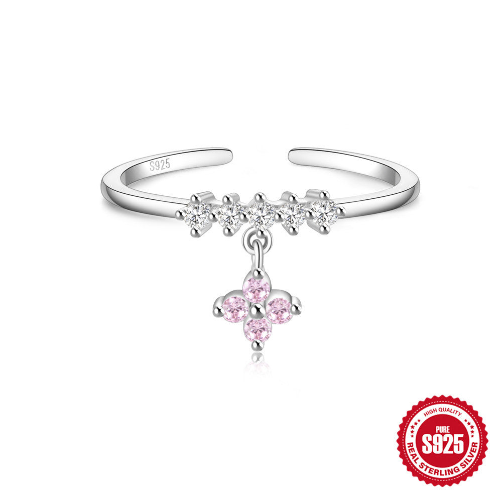 Niche Design Love Petals Open Index Rings