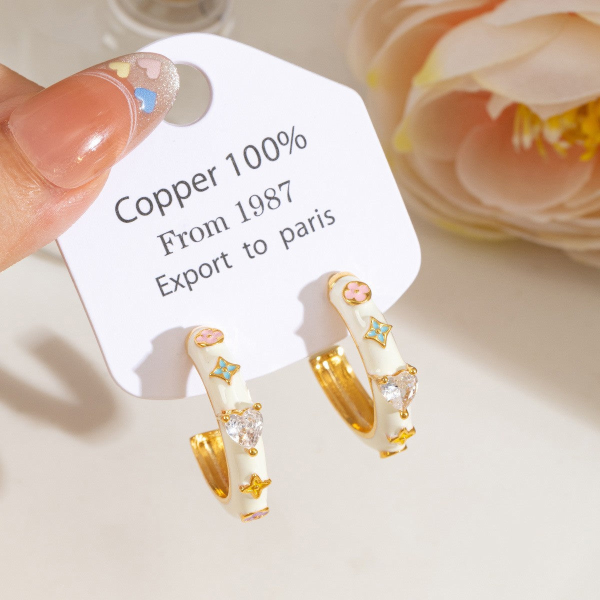 Women's Festive Classic Elegant Wild Fashion Temperament Drip Glazed Rings