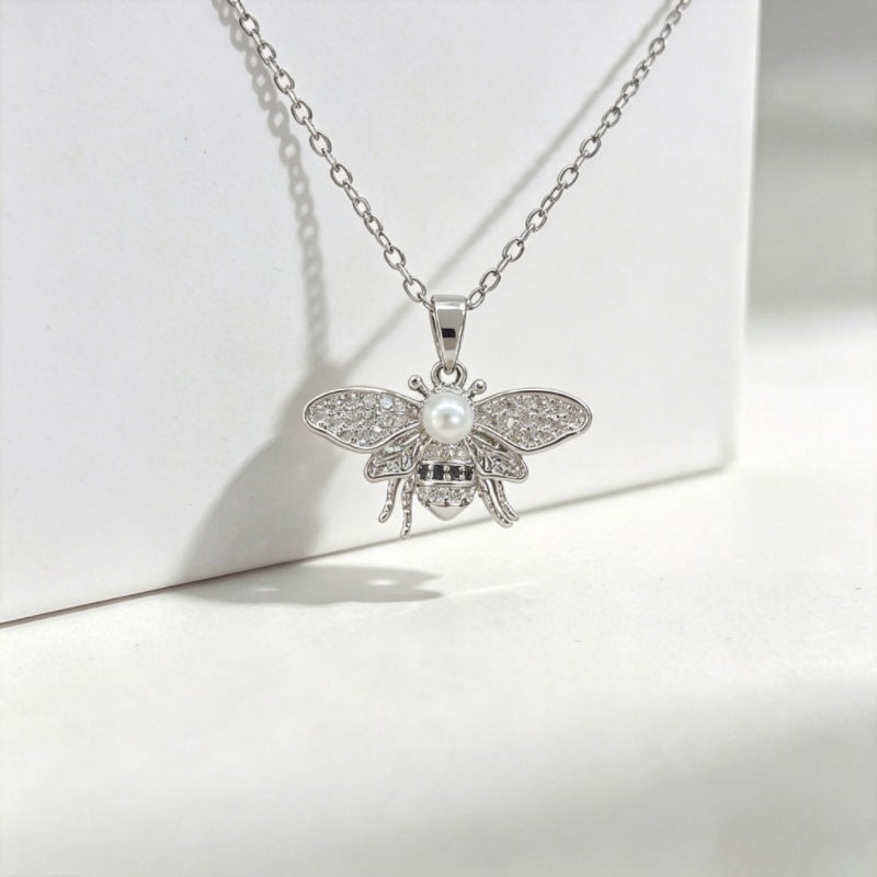 Luxury Copper Micro Female Swan Love Ocean Series Necklace