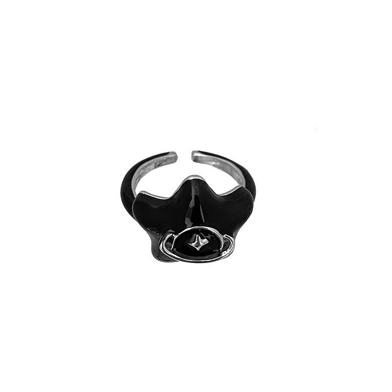 Women's & Men's Cool Style Queen Mother Star Open-end Rings