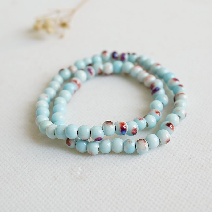 Idyllic Sweet Gradient Color Beaded Hand Bracelets