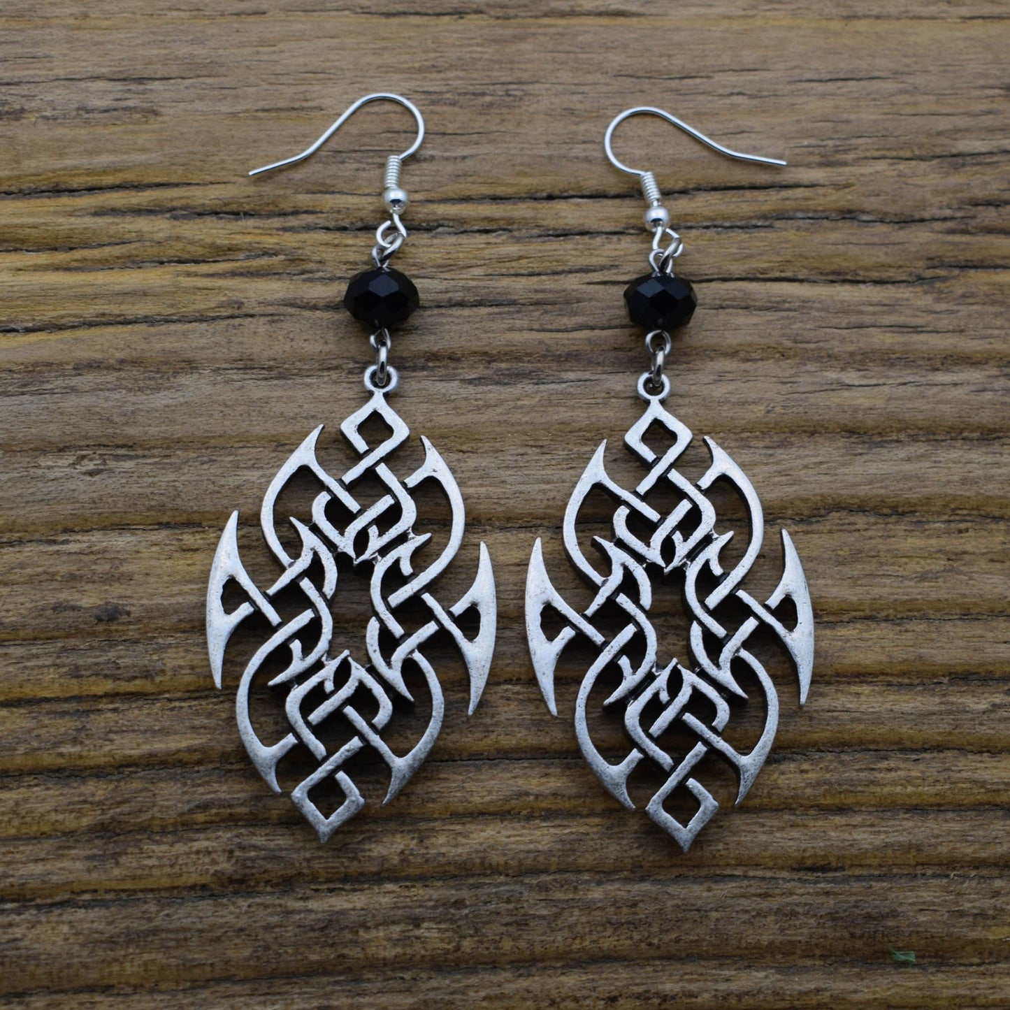 Vintage Viking Alloy Hollow Celtic Birthday Gift For Earrings