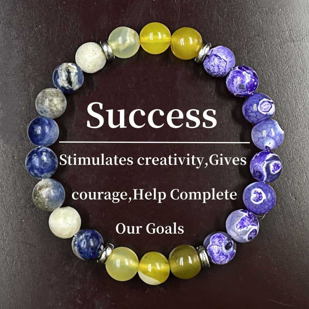 Tigereye Citrine Multiple Three-color Natural Stone Crystal String Bracelets