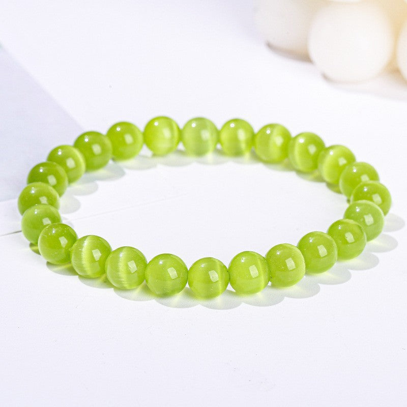 Sea Blue Opal Crystal High Goods Hand High-grade White Bracelet
