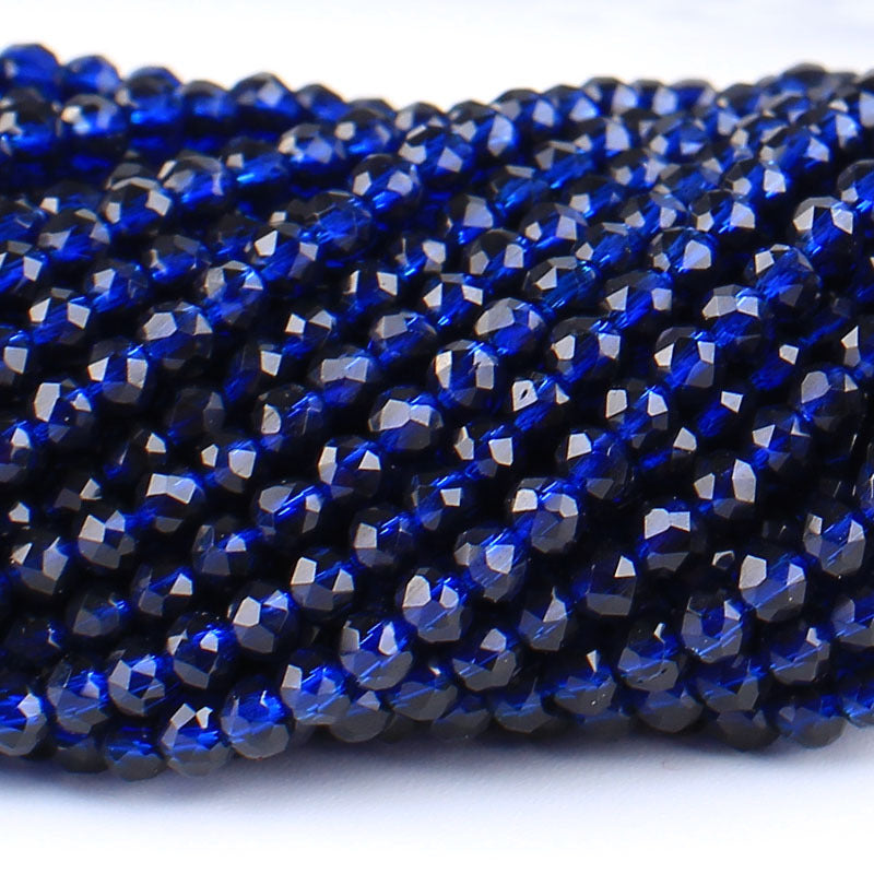 Transparent Glass Surface Cutting Beads Handmade Jewelry Accessories