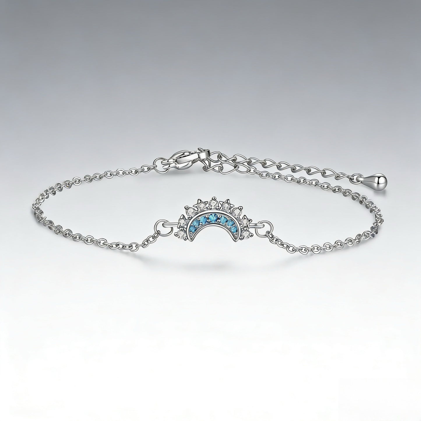 Sun Moon Inlaid Zirconium Couple Fashion One Male Bracelets