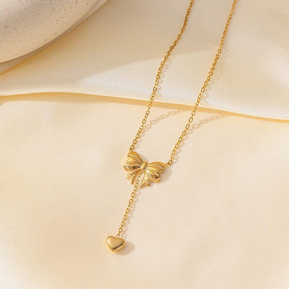 Women's Gold Plated Long Fringe Bead Necklaces