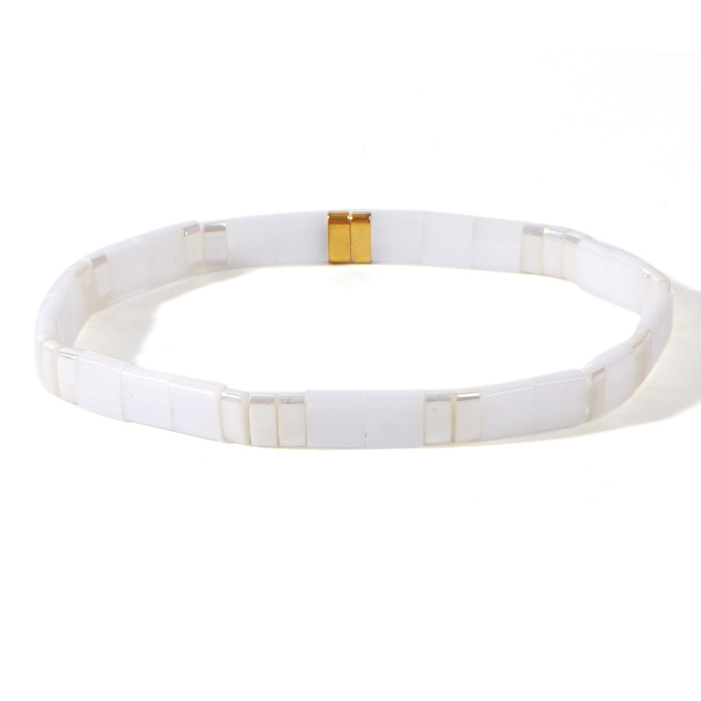 Ethnic Style Simple Fashion Beads Woven Bracelets