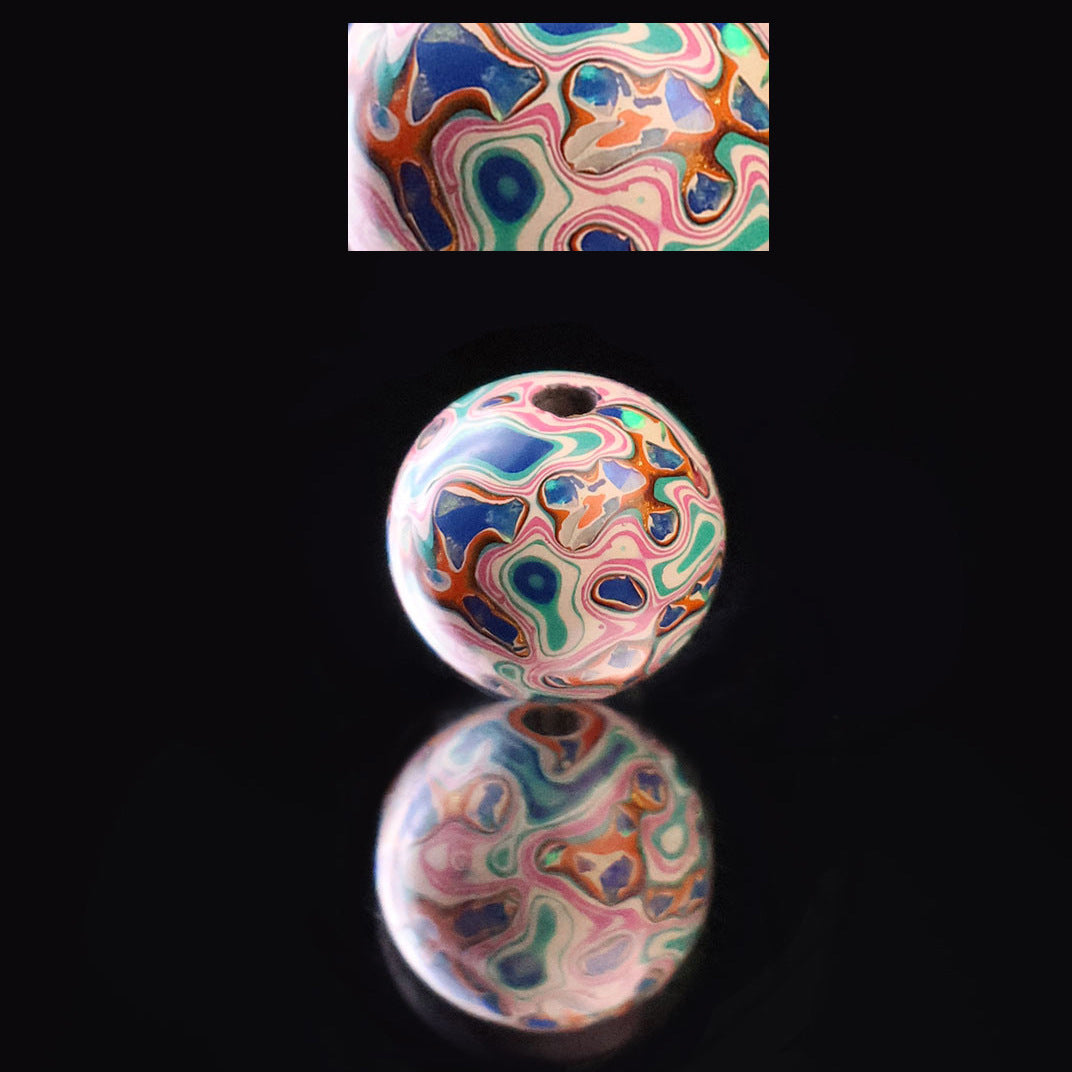 Paint Beads Opal Loose Wooden Beaded Rosewood Embryo Single Bracelets