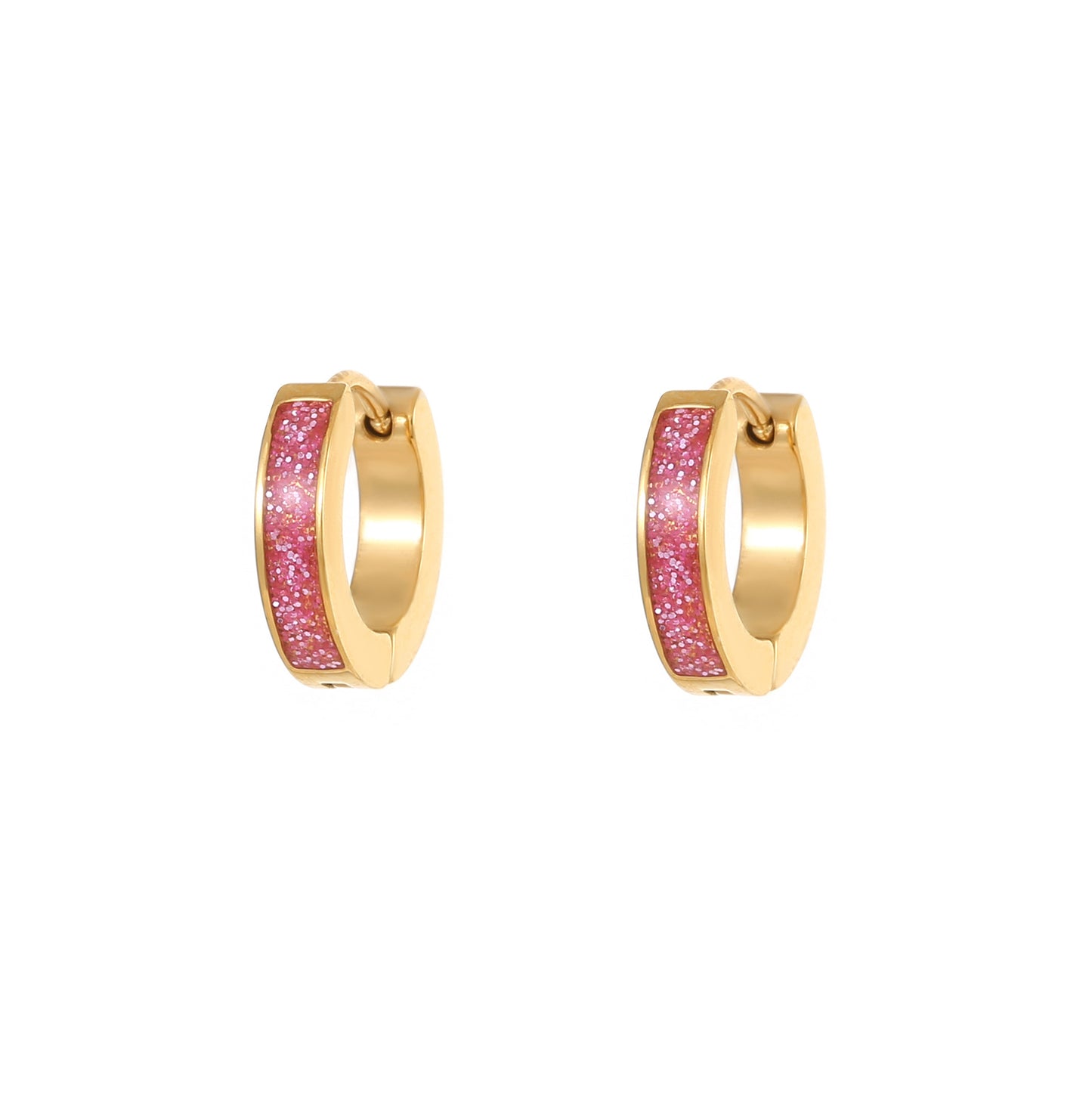 Epoxy Niche Stainless Steel Light Luxury Rings
