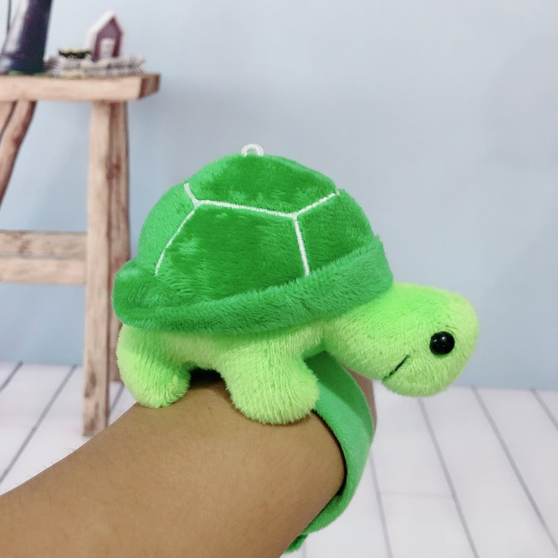 Children's Plush Cartoon Pop Cute Sun Flower Couple Female Dinosaur Slap Bracelet