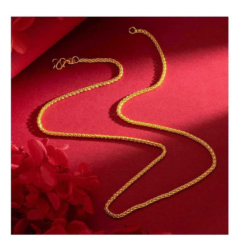 Women's Pure Copper Electroplated Clavicle Fine Fashion Necklaces
