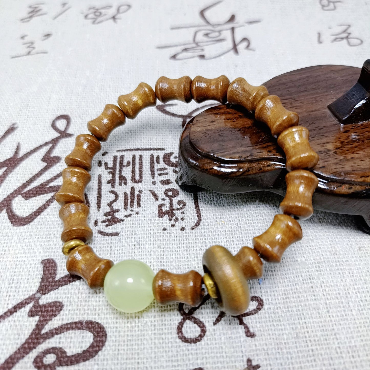 Women's & Men's King Walnut National Bodhi Cultural Artifact Prayer Beads Stall Live Bracelets