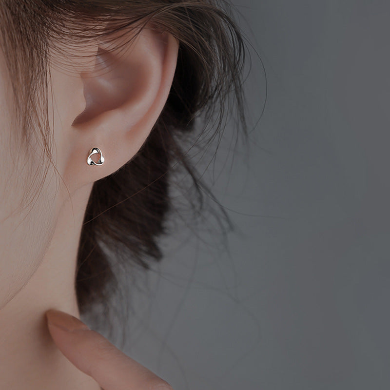 Simple Commute Petite Summer Niche Design Stud Earrings