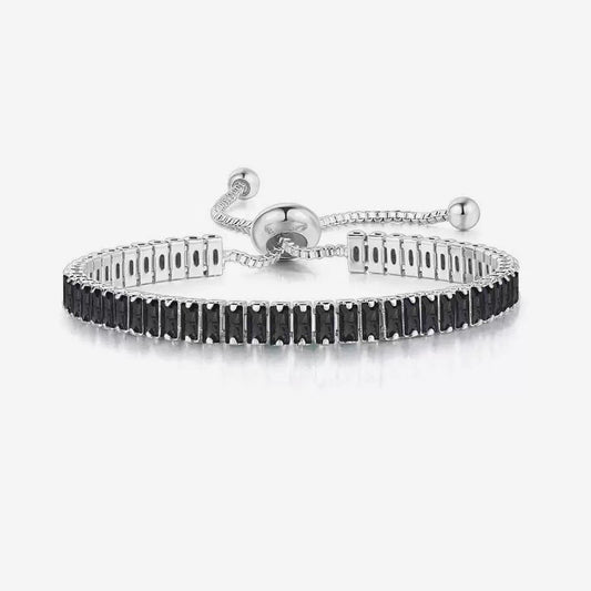 Women's & Men's Hip Hop Diamond Black Zircon Tennis Bracelets