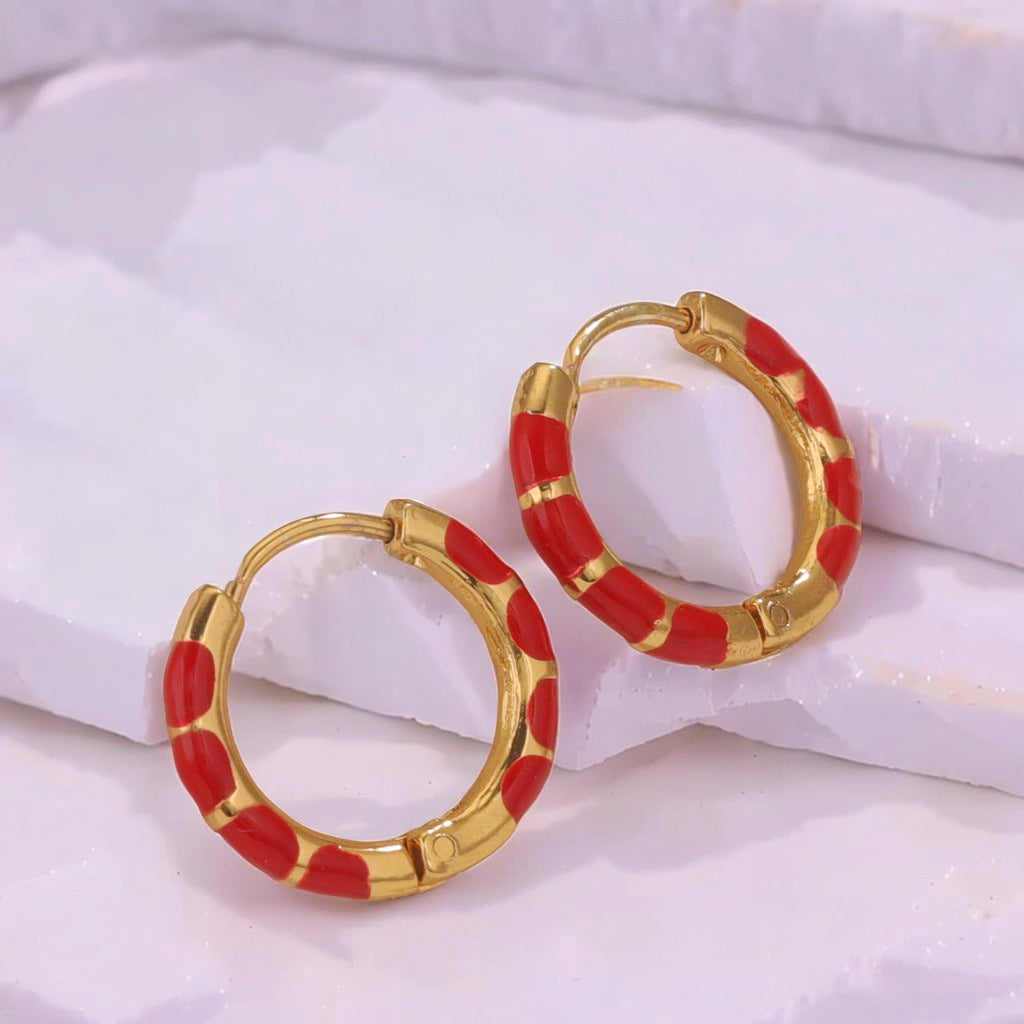 Oil Dripping Stainless Steel Clip Titanium Classic Cute Ear Buckle