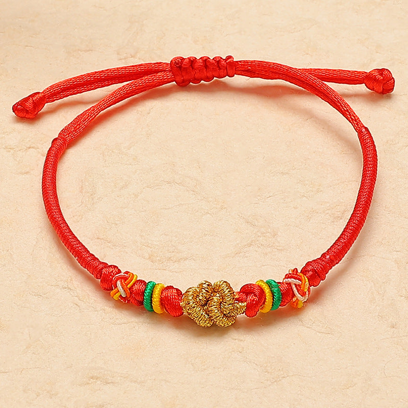 Dragon Boat Festival Colorful Rope Fortune Knot Truelove Bracelets