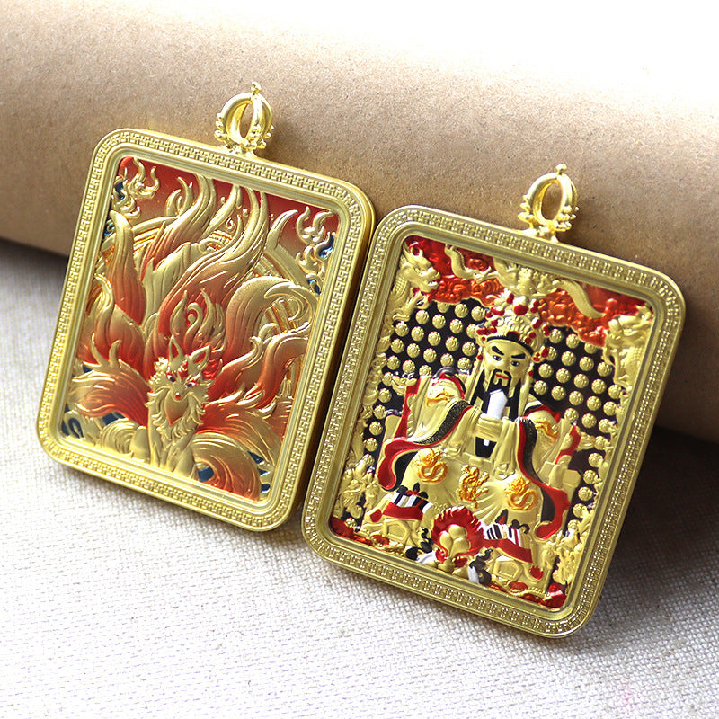 Fox Dragon Relief Tibetan Niche For Pendants