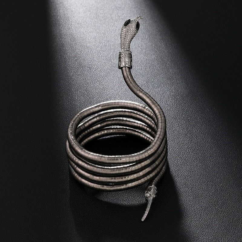 Mouth Casual Shape Snake-shaped Design Collar Necklaces