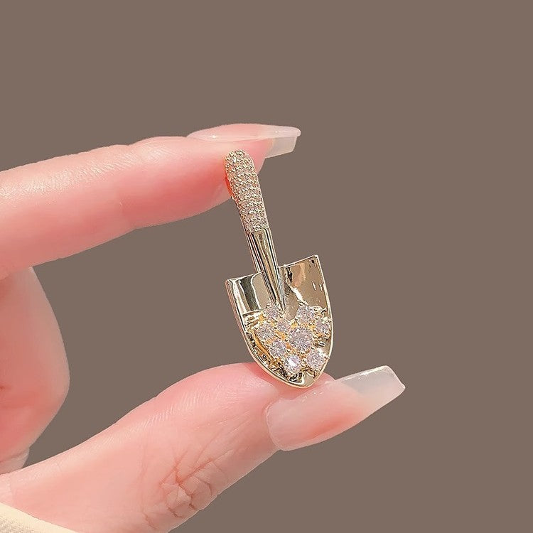 Golden Pearl Corsage Wheat Brooch Female High-grade Brooches