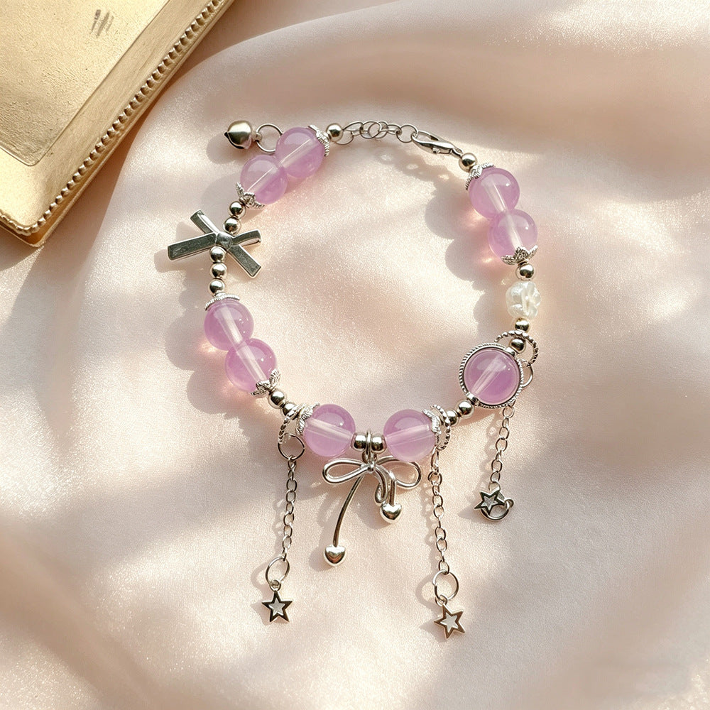 Women's Sweet Crystal Beaded Design Super Fairy Bracelets