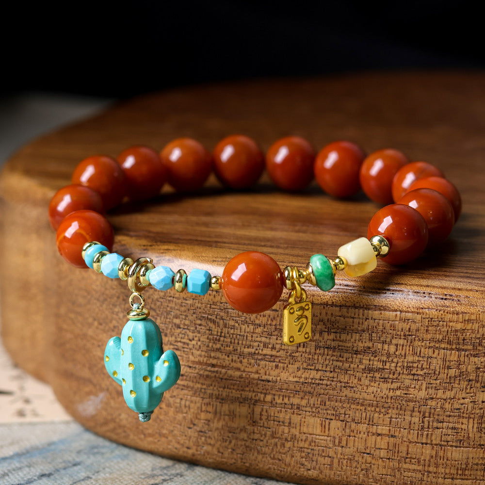 Sen Southern Red Agate Bodhi Tibet Bracelets