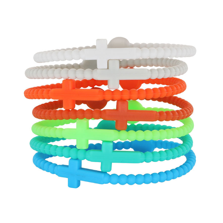 Graceful Children's Hot Simple Thin Cross Bracelets