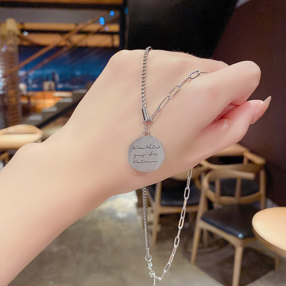 Women's Luxury Titanium Steel For Niche Design Necklaces