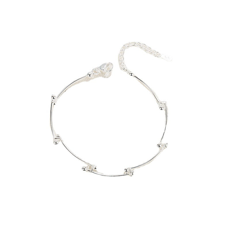 Slouchy Stylish Women's Beanie Knot Design Bracelet