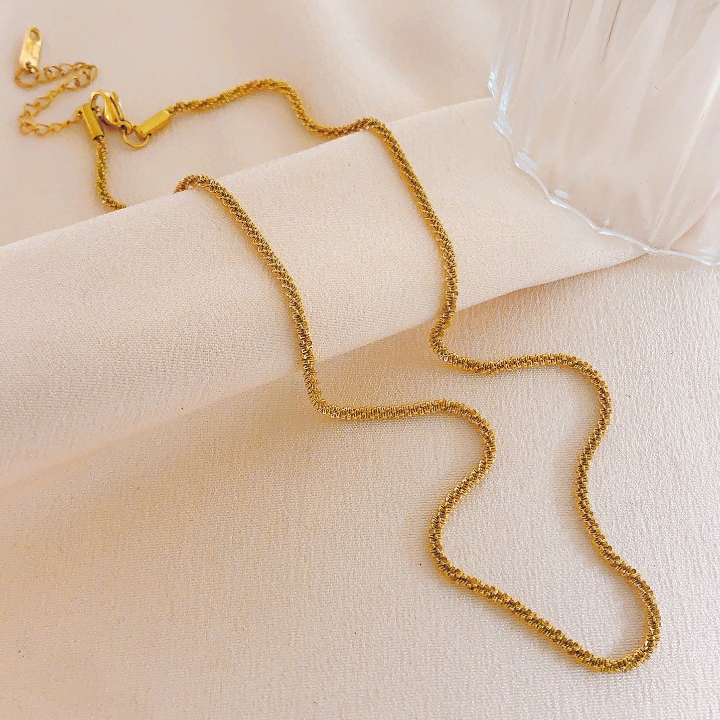 Women's Summer Simple Pure Niche Design Titanium Steel Necklaces