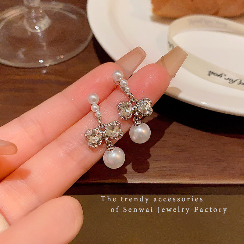 Women's Needle Pearl High Sense Niche Temperament Rings