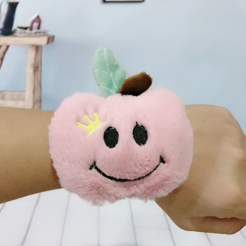 Children's Plush Cartoon Pop Cute Sun Flower Couple Female Dinosaur Slap Bracelet