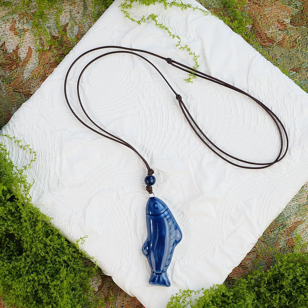 Ceramic Mushroom Female Niche Design High Necklaces