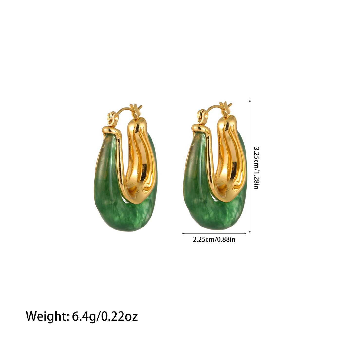 Women's Titanium Steel Fashion Temperament Commute High-grade Earrings