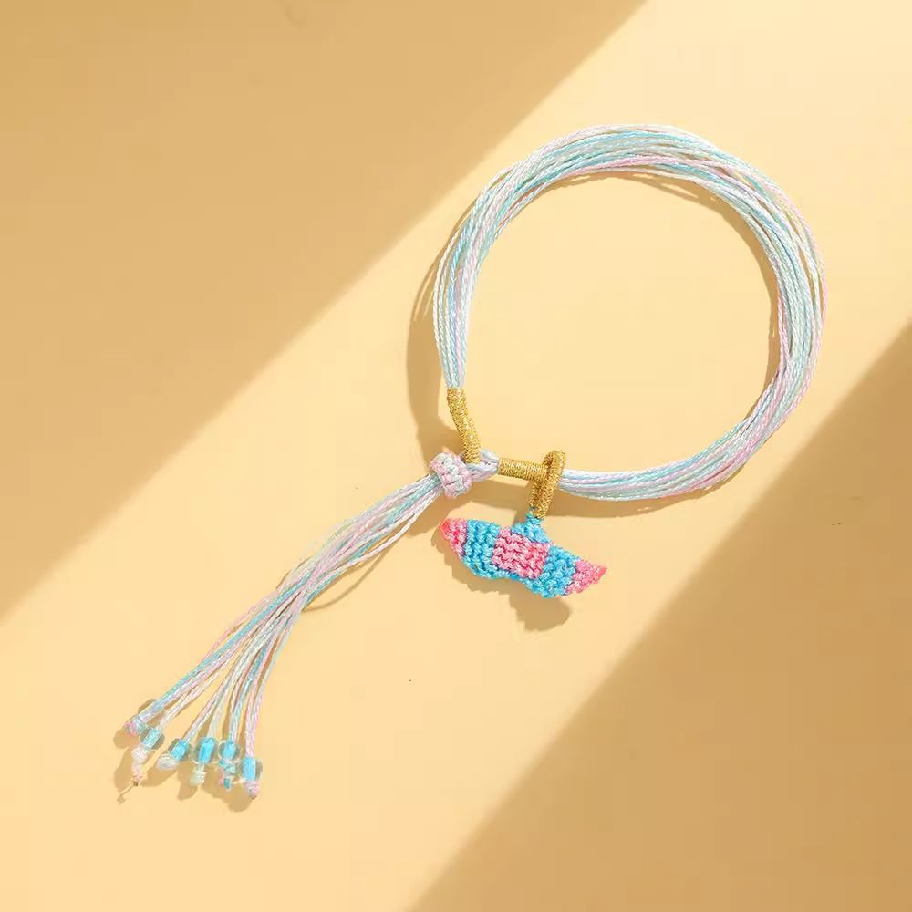 Small Gift Tassel Adjustable Red Rope Dragon Boat Festival Bracelet