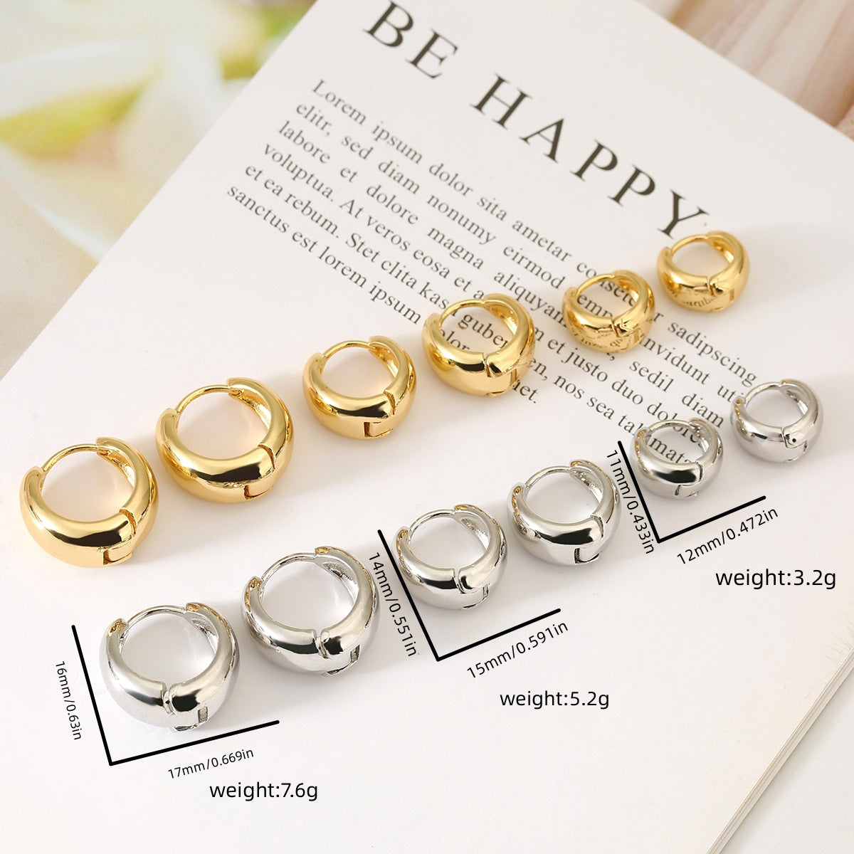 Fashion Clips Niche Shaped High-grade Light Ear Buckle