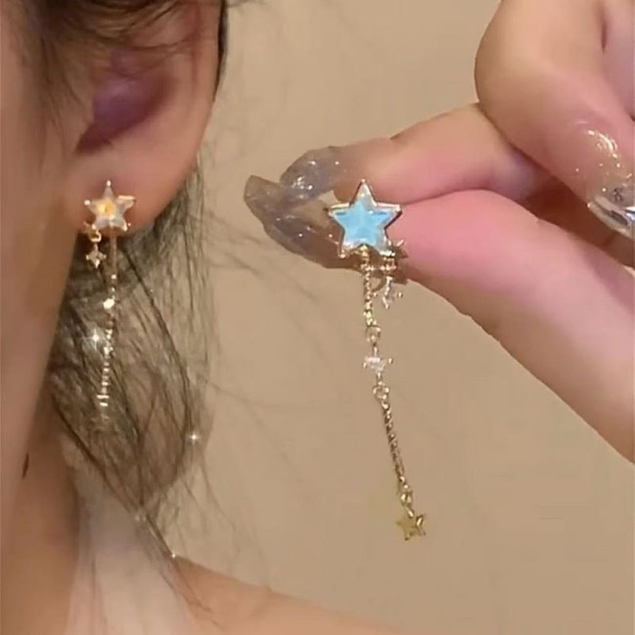 Luxury Pearl Water Drop Niche High Sense Temperament Fashion Earrings