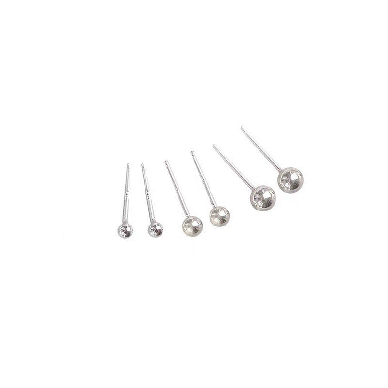 Pick Small Sier Beads Ball For Sleeping Sterling Earrings