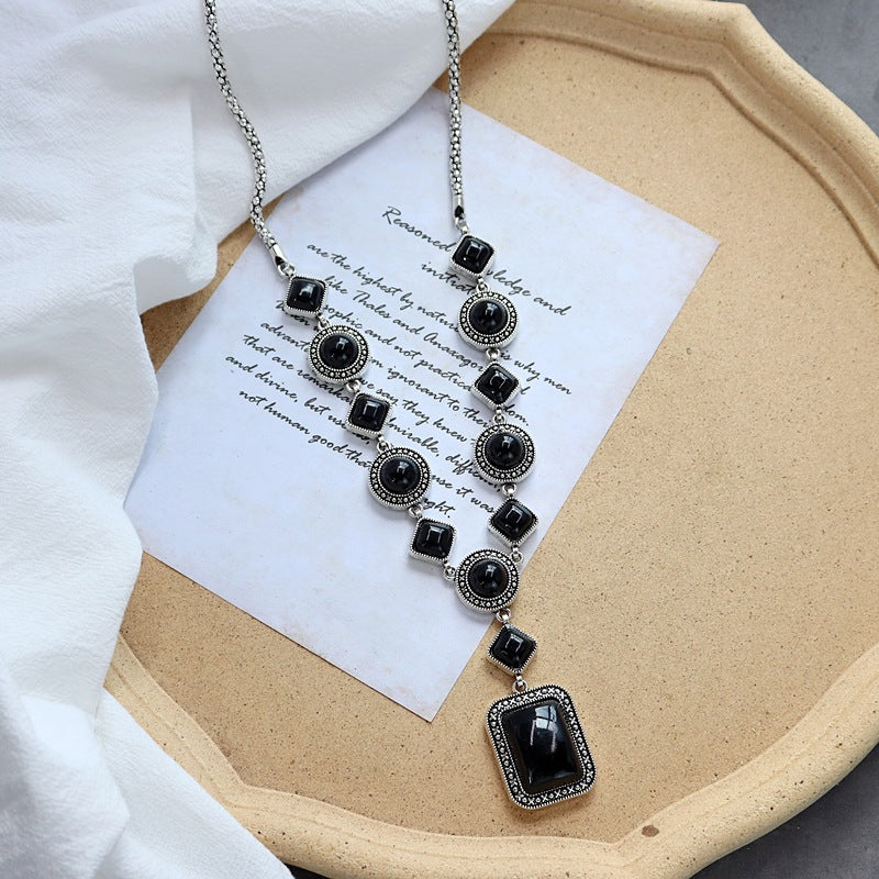 Women's Exaggerated Personalized Elegant Sweater Chain Tibetan Ethnic Necklaces