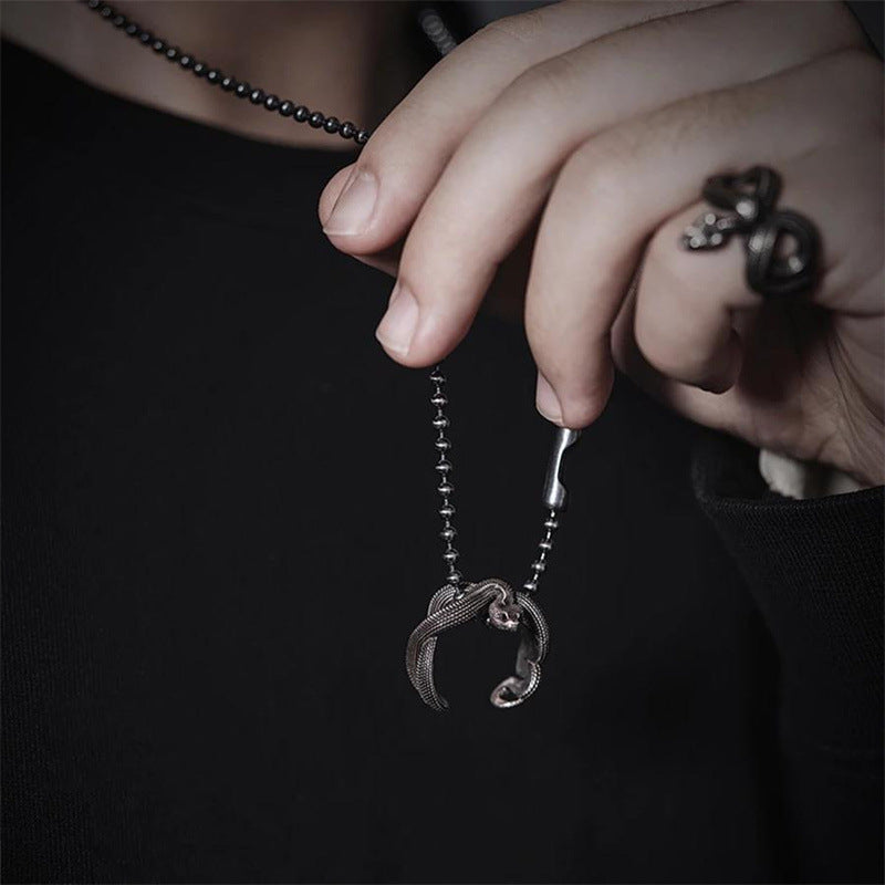 Python Simple Personality Open Halloween Dark Rings
