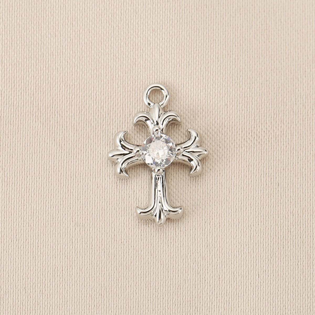 Cool Attractive Zircon Color Retaining Cross Jewelry Accessories