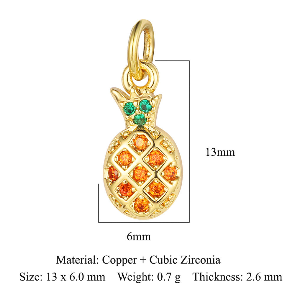 Cross Virgin Copper Zircon Boy Ornament Accessories Pendants